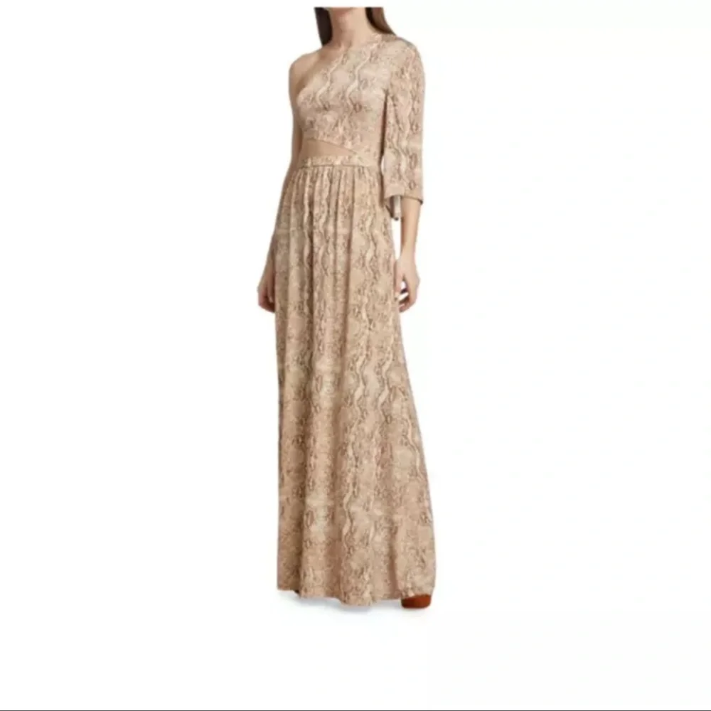 L’Agence Fontana One-Shoulder Snake Print Maxi Dress | Revolve, Zimmermann - Picture 5 of 10